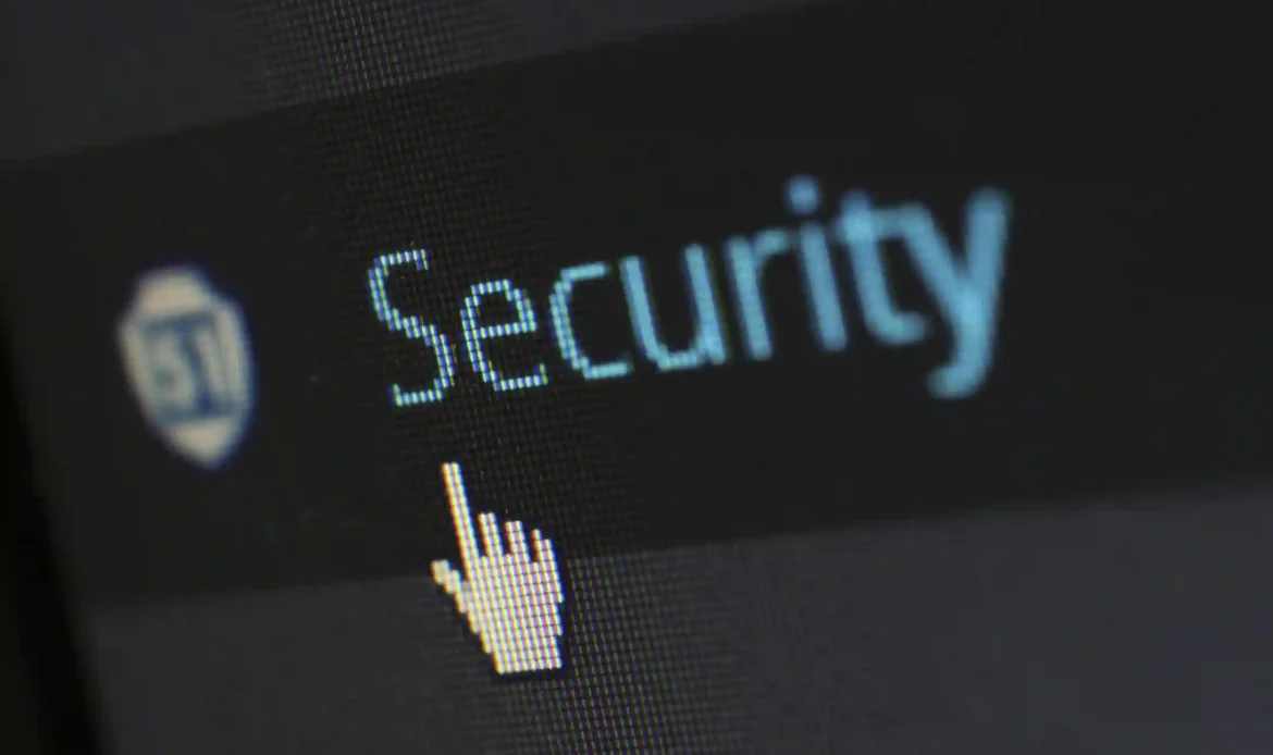 A Cursor Hovers Over the Word Security Signifying the Peace of Mind That Comes from a Safe and Secure Website.