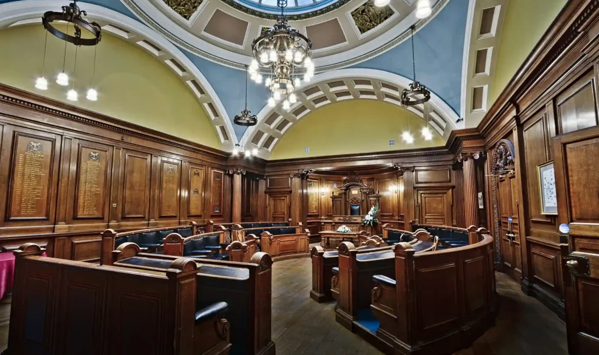 A Government Chamber Signifying a Small Local Government Website Design Project.