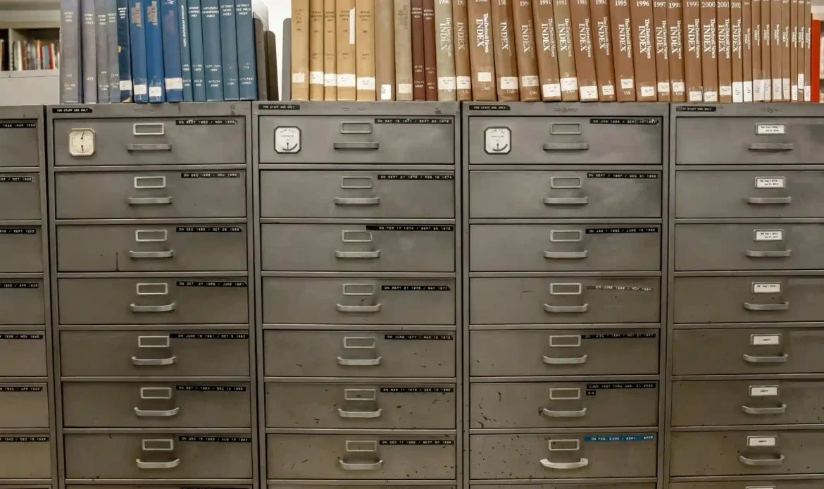 Worn Out Filing Cabinets Signifying an Outdated Municipal Website.